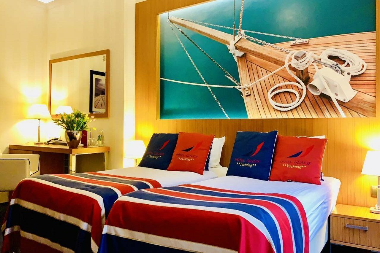 โรงแรมกดัญสก์ บูทิก ภายนอก รูปภาพ A room at the hotel